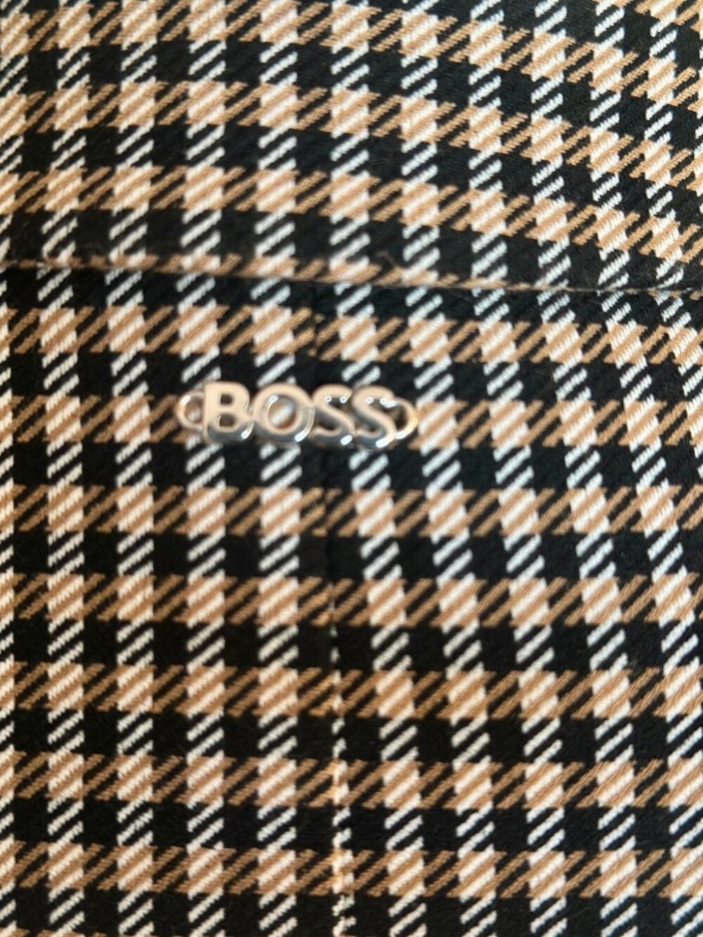Never worn BOSS Jubeka 10250946 Houndstooth Check Blazer — Women’s US 8 - Picture 4 of 11